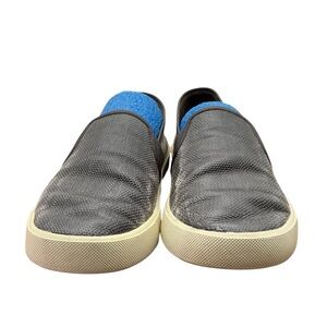 Vince. Gray and Blue Loafers Sleek‎ Slip-Ons